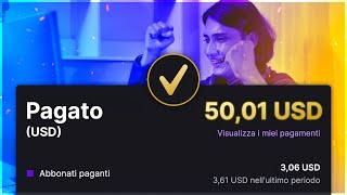 NOVITÀ TWITCH: PAGAMENTI da 50$ per i TUTTI gli STREAMER!!