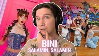 DANCER REACTS TO BINI FOR THE FIRST TIME! | 'Salamin, Salamin' Music Video & Dance Practice