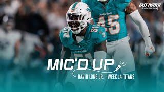 David Long Jr. mic’d up in Week 14 | Miami Dolphins