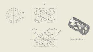 Tutorial Inventor - 419 KNURLED BUSHING