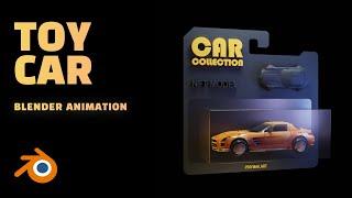 3D Toy car pack - Blender animated template  (.blend file)