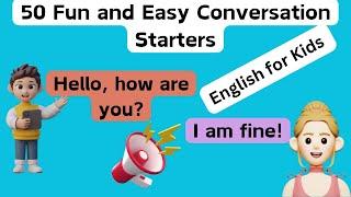 Kids English Learning | 50 Fun and Easy Conversations | English Vocabulary