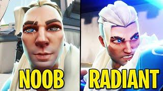 Valorant: NOOB VS RADIANT..! - 200 IQ Plays & Fail Moments - Valorant Highlights Moments Montage