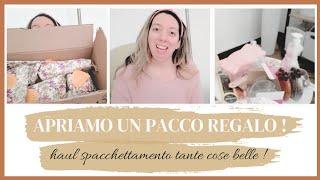 APRIAMO UN PACCO REGALO | SPACCHETTAMENTO REGALI PER LA CASA | COSE BELLE PER LA CASA