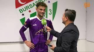 Artvin Hopaspor Kaptanı Mustafa Çakır'dan Line Tv mikrofonuna duygu dolu Bursaspor sözleri