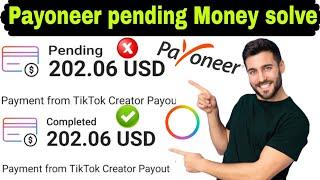 How to solve payoneer payment cancelled and upcoming pending | payoneer pending payment