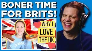 American Reacts to 101 Things They Love About The UK!