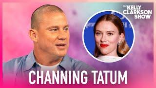 Channing Tatum Says Scarlett Johannson 'Acted Her Face Off' In 'Fly Me To The Moon'