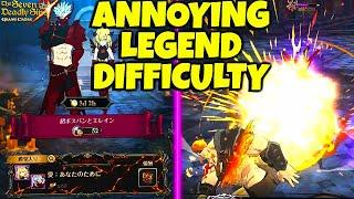 "EASY" FINAL BOSS BAN LEGEND DIFFICULTY TEAMS! | Seven Deadly Sins: Grand Cross