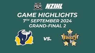 Grand-Final 2 Game Highlights: SkyCity Stampede vs. West Auckland Admirals NZIHL 7th September 2024