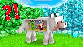 EMERALD & DIAMOND TSUNAMI vs. Mikey & JJ Doomsday Bunker in DOG - Minecraft (Maizen)