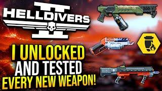 Helldivers 2 - I Tested EVERY New Weapon in the Freedom's Flame Warbond