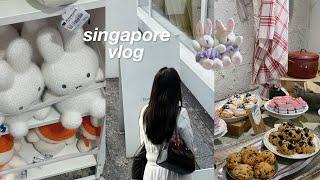 singapore vlog  jentle salon, exploring, marina bay sands, takashimaya, shopping in orchard, miffy