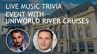 Our Live Music Trivia Event with Uniworld Cruises was a major success