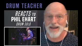 Drum Teacher Reacts to Phil Ehart  - Drum Solo