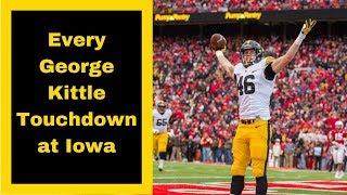 Every George Kittle Touchdown at Iowa