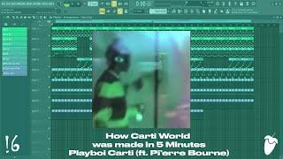 How Broke Hoes was made in 5 Minutes - Playboi Carti & Pi'erre Bourne (FL Studio Remake)