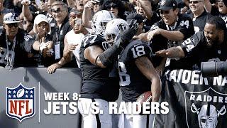 Derek Carr Connects with Andre Holmes for a 49-yard TD! | Jets vs. Raiders | NFL