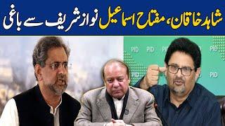 Shahid Khaqan Abbasi, Miftah Ismail Slams Nawaz Sharif | Dawn News