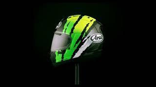 Arai Corsair-X Blade Fluorescent Yellow