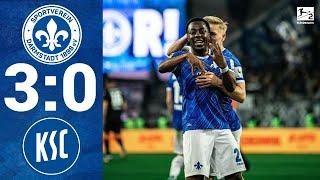 SV Darmstadt 98 - Karlsruher SC 3:0 Hightlights | 2. Bundesliga - 2024/2025