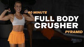 40 MIN FULL BODY CRUSHER | + Weights & Bodyweight | 4 Different Circuits | Strength + Conditioning