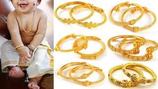 Latest kids gold bangles designs collections|Gold bangles for baby girls||#FashionTrendsInIndia||