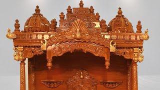 Original Teakwood Temple Design | Wooden Temple For Home | Modern Temple | Pooja Mandir #mandir