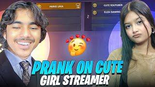 ( GUILD TEST ) Prank on Cute Girl Streamer Gone Wrong She Call Me Noob - Garena freefire