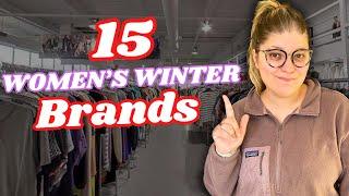 15 BEST WOMEN'S BRANDS TO THRIFT & RESELL FOR WINTER!