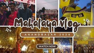 Mahalaya k din Anandbazar bhi enjoy kar liya #vlogs #anandbazar2024