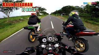 RIDING SANTAI || TRIO NINJA RR MENGASAPI SEMUT