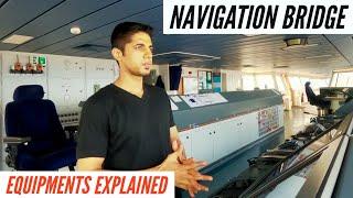 Navigation Bridge Of A Mega Ship    EXPLAINED