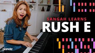 Professional Pianist Learns Rush E On The Spot 