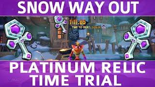 Crash Bandicoot 4 - Snow Way Out - Platinum Time Trial Relic (1:11.65)