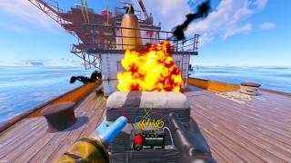 Solo Raids Tugboat 20 Minutes Into The Server - Rust