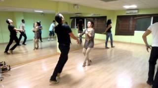 Azahara Bonilla & Carlos Camacho  - Salsa on 1 - Intermedio, Malaga 2011 (Taller/ Workshop)