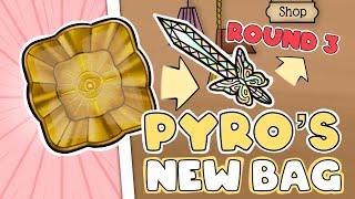 Pyro's NEW STARTING BAG Gives A GODLY ITEM In Round 2!!! | Backpack Battles