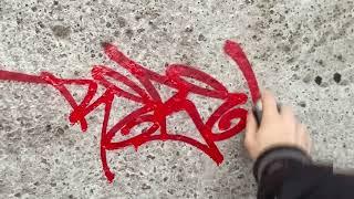 Graffiti bombing with Rebel813. Chrome pieces and tags. 4K 2024