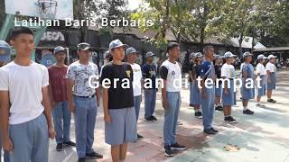 Belajar Baris - Berbaris , Gerakan Di Tempat