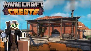 I built a TERRACOTTA FACTORY Minecraft Create Mod!