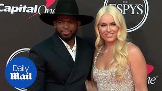 Lindsey Vonn and beau P. K. Subban kiss on ESPY red carpet