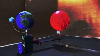 Solar eclipse_ Lunar eclipse working model #earth rotation and revolution #science working model