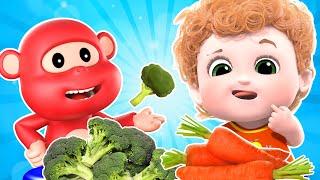 Yes Yes Vegetables (with Baby Animals) | CoCome Nursery Rhymes & Kids Songs