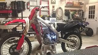 2009 Honda CRF 250r top end rebuild (Timelapse)