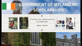 Government of Ireland Scholarship 2025 for Fully funded PHD & Masters Application Guide