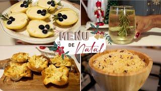 RECEITAS DE NATAL - entrada, prato principal, sobremesa e drink 