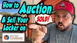 How to AUCTION & SELL Your Own Locker on Storage Treasures. It's easy and profitable!