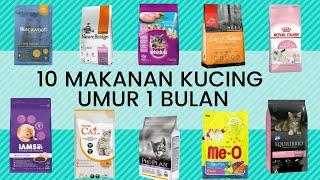 TOP 10 Rekomendasi Makanan Kucing Umur 1 Bulan, Murah dan Berkualitas Pakan Kucing Bagus Ekonomis