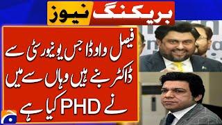 Kamran Tessori big Statement about Faisal Vawda - Breaking News